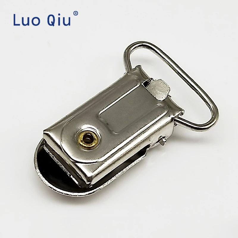 Luo Qiu 5 шт./лот U форма 35*20 мм Серебристые подтяжки зажимы для брюк практичные клипса