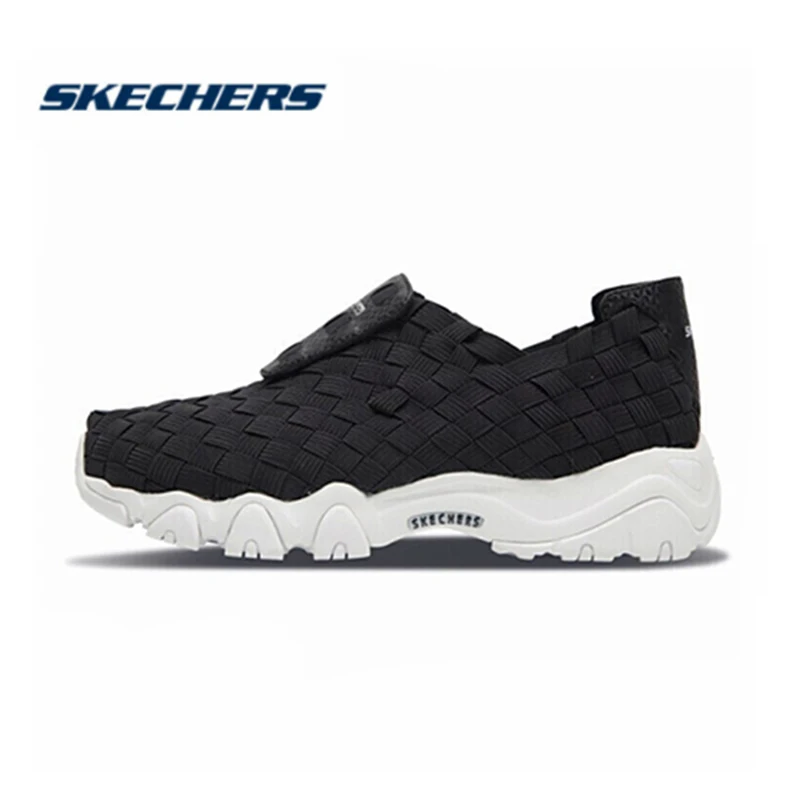 Skechers/Женская обувь; дизайнерские удобные дышащие женские туфли высокого качества на шнуровке; 88888184-BLK