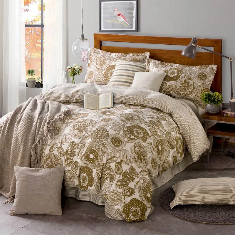 Новинка 2017 года Постельное белье пододеяльник устанавливает простыня