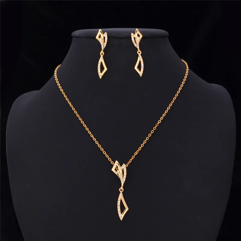 Женский ювелирный комплект из колье и серёг в форме бабочки|jewelry sets for women|jewelry