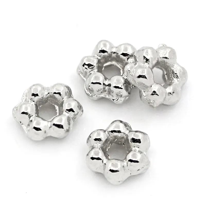 Новинка 2019 года 500 шт. металлическая флейта серебряного цвета 3 5 мм x 2 (1/8 дюйма 1/8