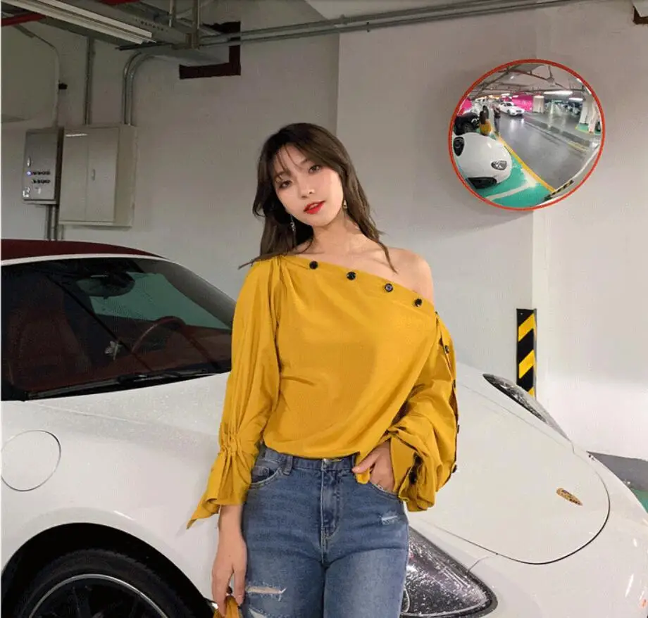 Элегантные женские блузки топы весна 2019 новая корейская мода топ с