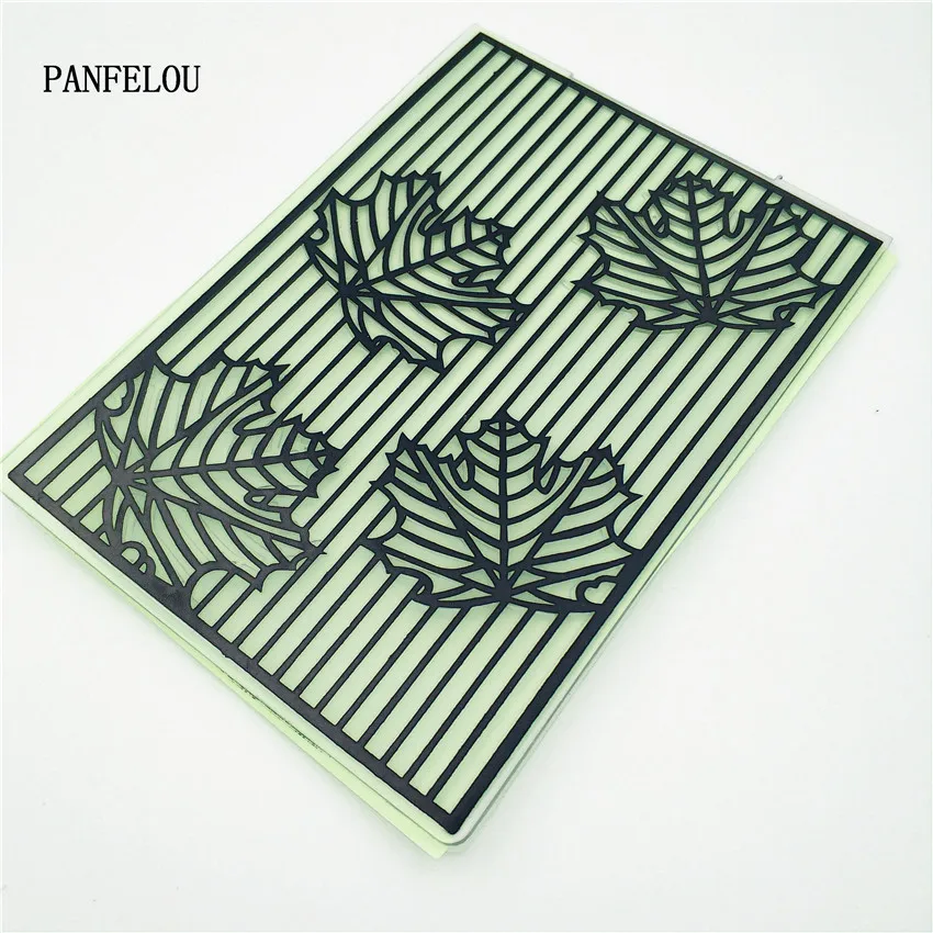 Пасхальный кленовый лист PANFELOU пасты для тиснения пластик скрапбукинга DIY шаблон