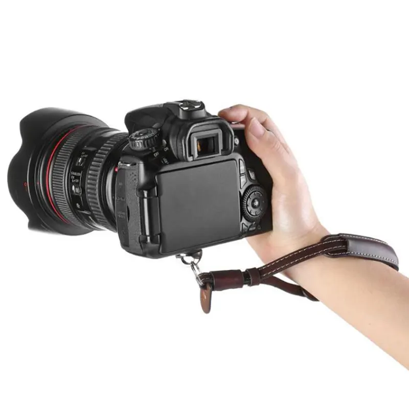 Кожаный ремешок на запястье 1/4 винт для Canon Nikon sony Olympus SLR/DSLR камеры Osmo Mobile 2 ручной карданный кожаный ремешок