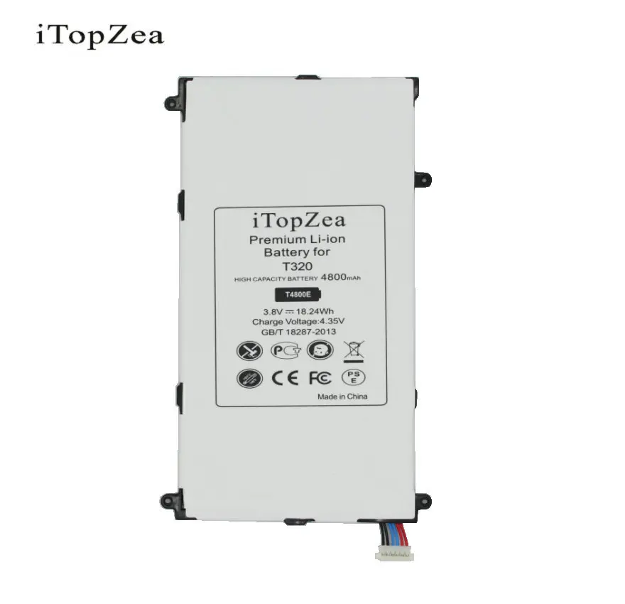 ITopZea 2 шт. T4800E 4800 мА/ч запасная батарея для Samsung Galaxy Tab Tablet Pro 8 4 дюймов &quotT320 T321 T325 SM T320