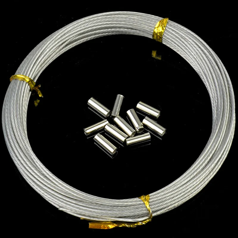 Рыбалка стальной проволоки лески 10 м максимальная мощность 7 пряди супер мягкой