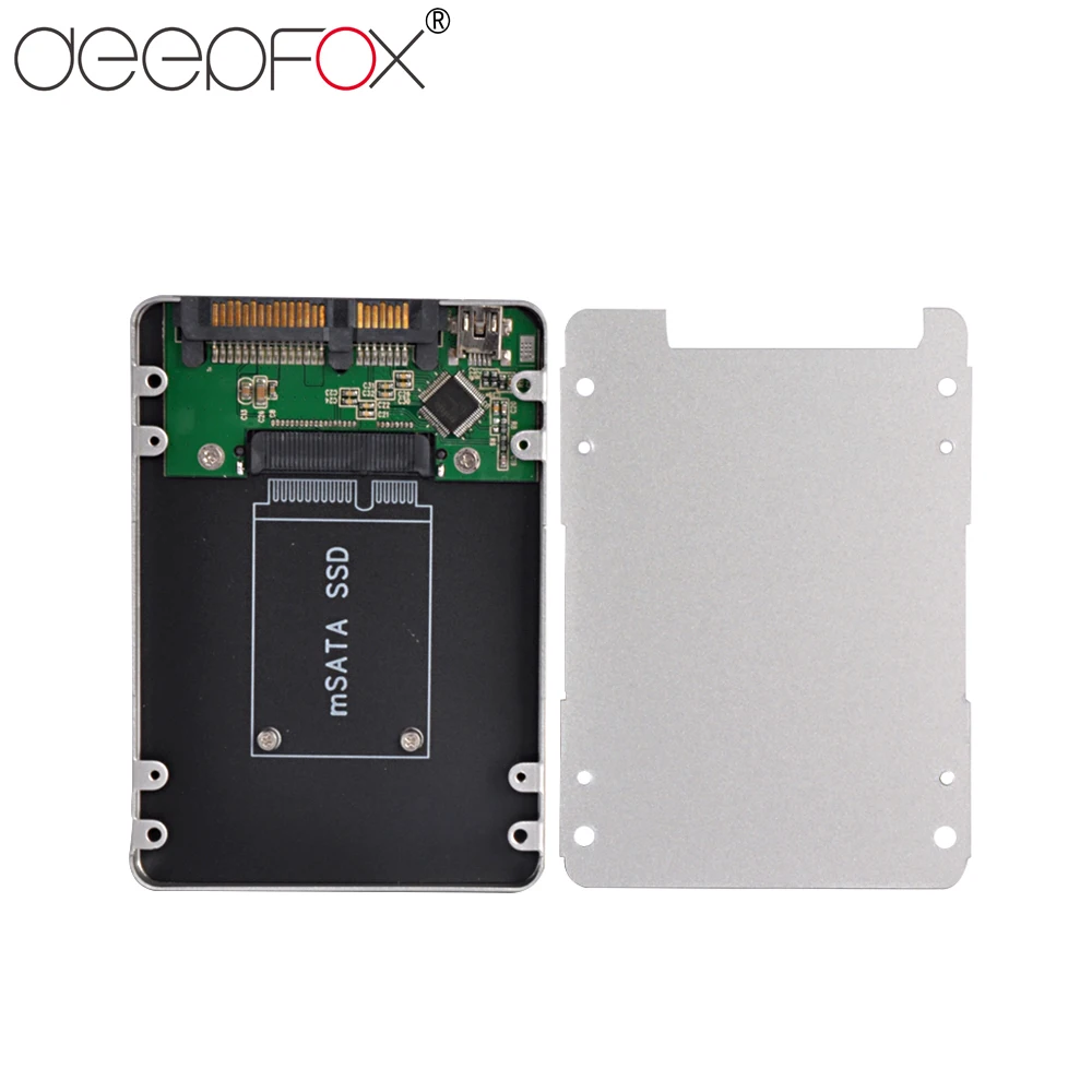 DeepFox 2 5 SATA для Mini USB 0 SSD корпус адаптера HDD жесткого диска внешний корпус|Корпус