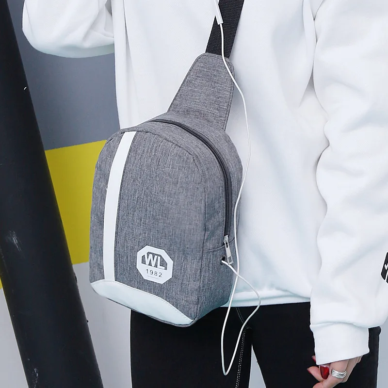 Новое поступление Для мужчин груди Оксфорд Crossbody сумки для слинг Плечевой ремень