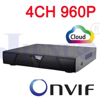 4ch jienu cctv 960p 1080p nvr for ip camera recorder support onvif 2 0 vga hdmi p2p network video