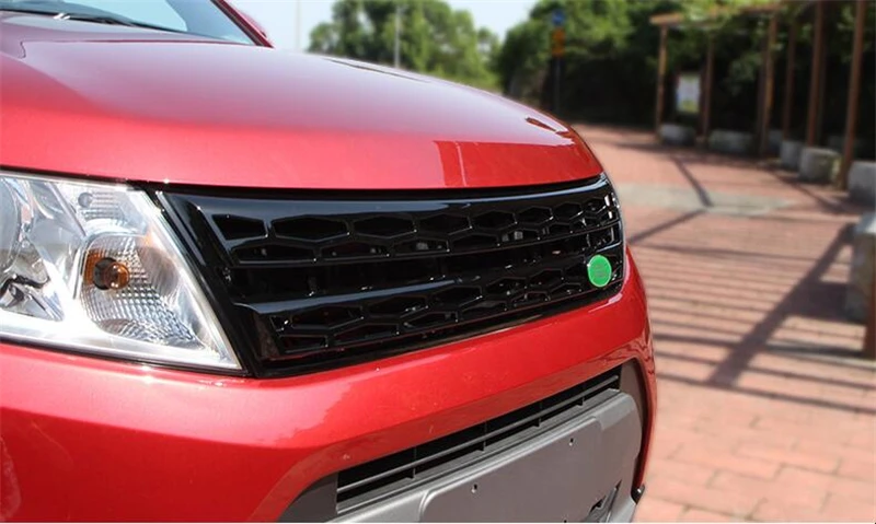 Подходит для гоночных грилей SUZUKI Vitara 17 18 лет Land Rover style Refitt Передняя Центральная гоночная решетка крышка аксессуары