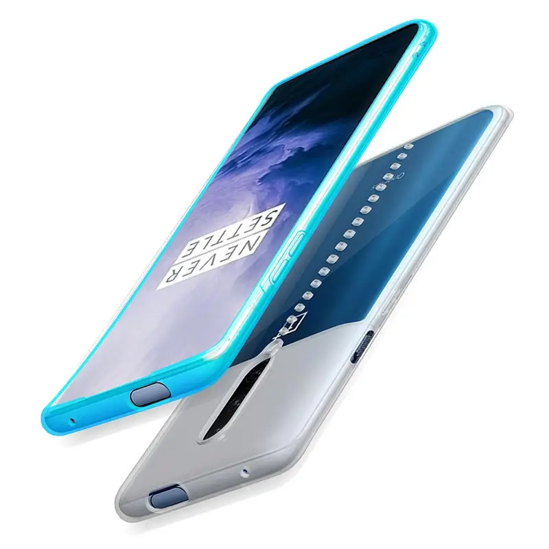 Новый дизайн полый чехол для Oneplus 7 pro Мягкий силиконовый из ТПУ fundas coque|Бамперы| |