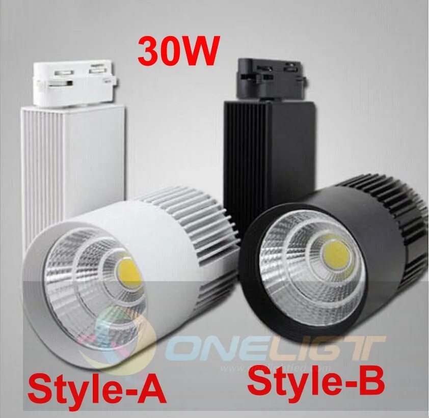 Высокая мощность 30 Вт COB СВЕТОДИОДНЫЕ Дорожки 4 провода 3 фазы 100лм/Вт светодиодные