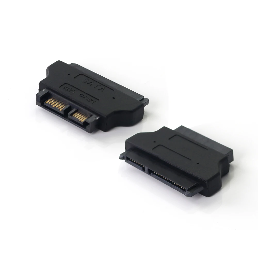 ULT-Best SATA Adapter 7+15 22P Female to Slim 7+6 13P Male Connector Converter Black | Компьютеры и офис