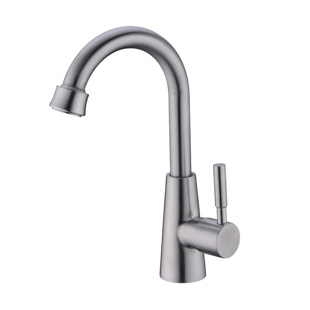 Смеситель для кухни из нержавеющей стали привести один кран раковины