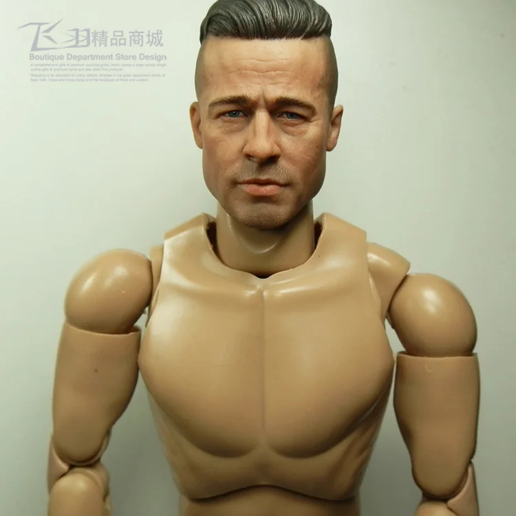 Белый Вторая мировая война Американский Танк Fury Брэд Питт 1/6 солдатская модель - Цвет: Белый