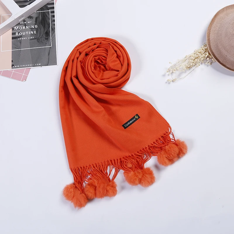 2018 женские шали из искусственного кашемира пашмины повседневные длинные