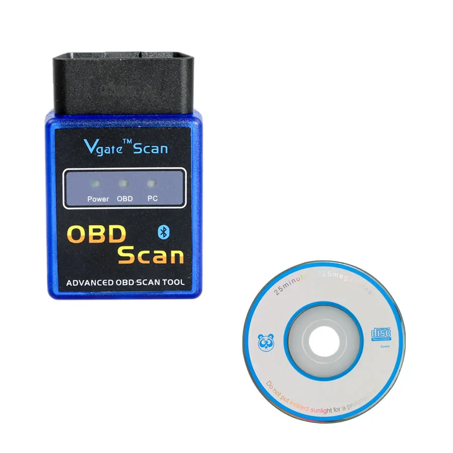 ELM327 Vgate Scan Расширенный OBD2 Bluetooth сканер инструмент (Поддержка Android и Symbian)