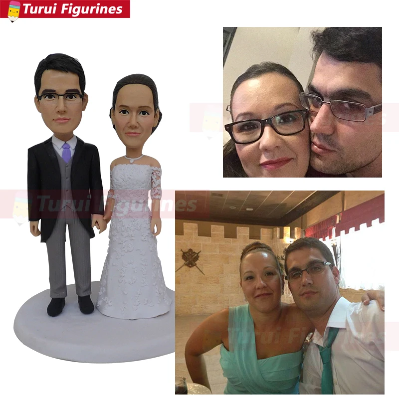 OOAK миниатюрный кукольный домик комбинезон мотоцикл Свадьба кукла из полимерной