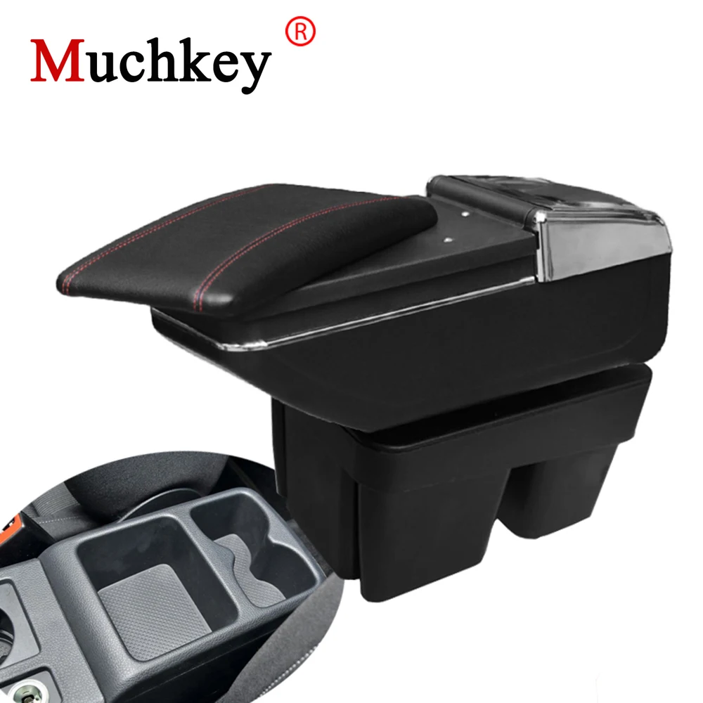 

Подлокотник для Volkswagen VW Golf 7 2015 2016 2017, Автомобильный Центральный ящик для хранения с держателем для чашки, вращающийся подлокотник для подде...