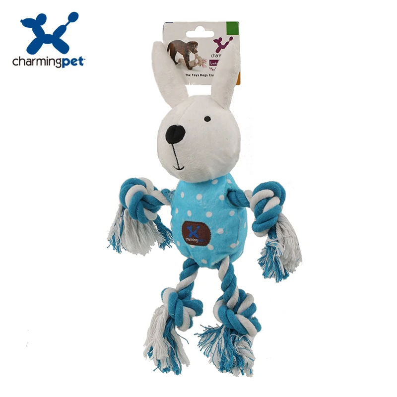 Charmingpet собака кролик узел взаимодействие животное обучение пищащие игрушки | Дом
