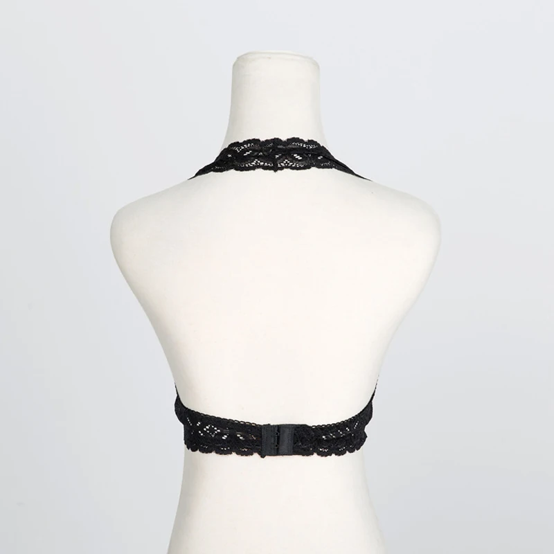 Бюстгальтер женский кружевной с V образным вырезом пикантный модный интимный