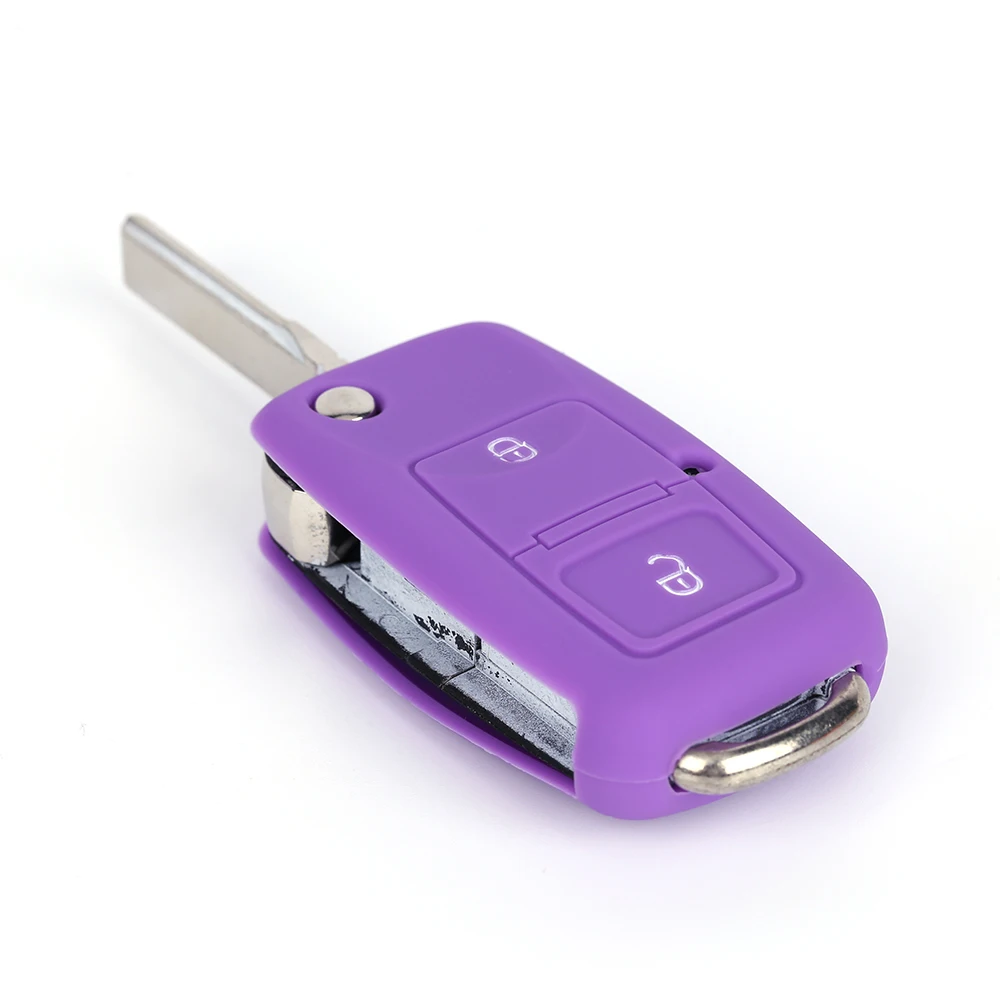 New Car Auto Silicone Flip Folding Key Cover 3 Buttons Remote Control Protector Case Fob for 2018 CSL2018 | Автомобили и