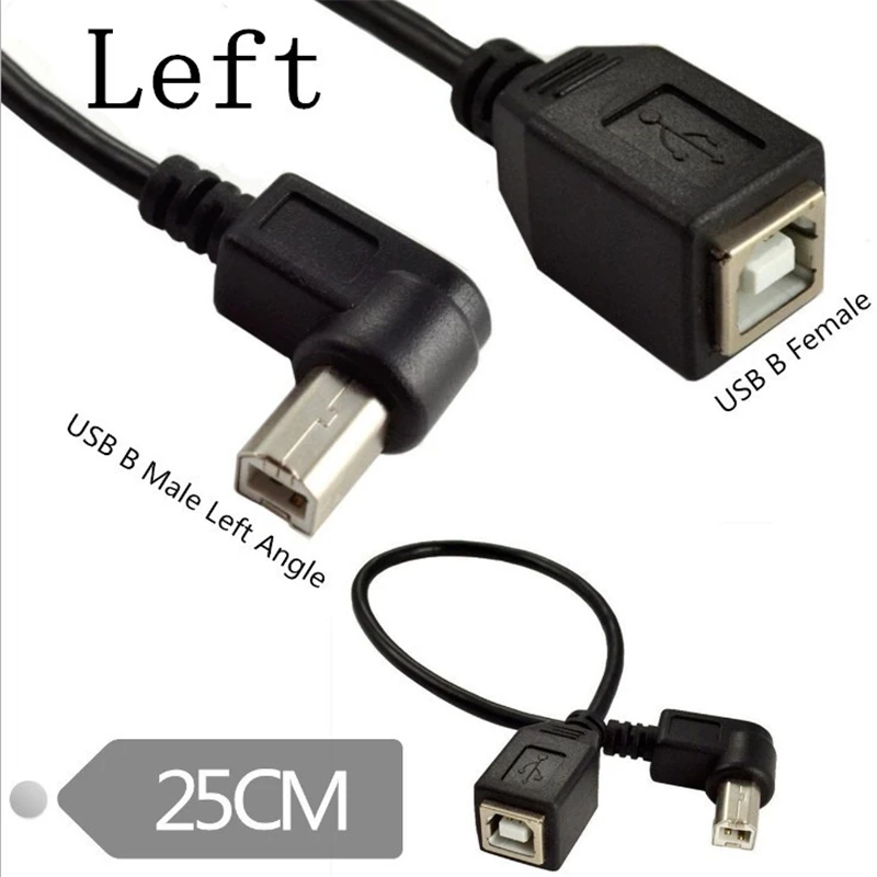 1 шт. прямоугольный USB Type B штекер к Женский принтер новый Удлинительный кабель для