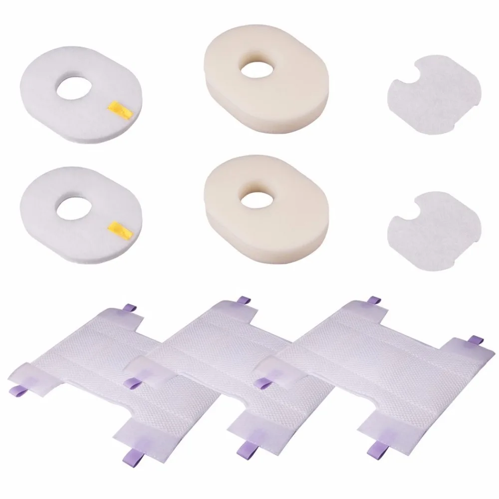 

9pcs Filter sponge Foam & Felt Filter & Microfiber Pads for shark HV300 HV301 HV302 HV305 HV308 HV310 Vacuum Cleaner Replacement