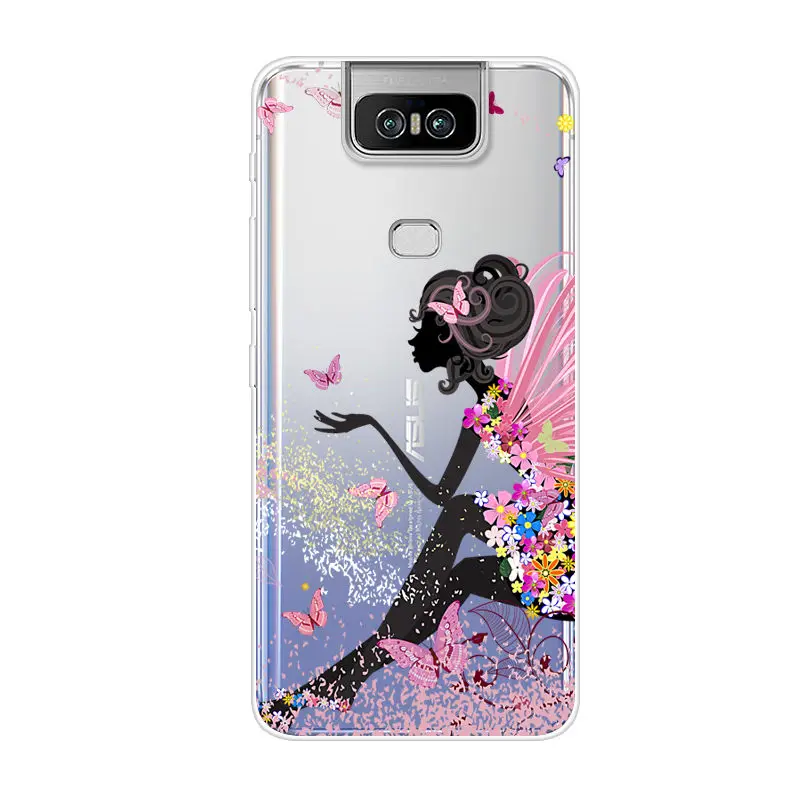 Мультяшный чехол для Asus Zenfone 6 ZS630KL мягкий силиконовый Zenfone6 ZS 630KL I01WD 6Z | Мобильные