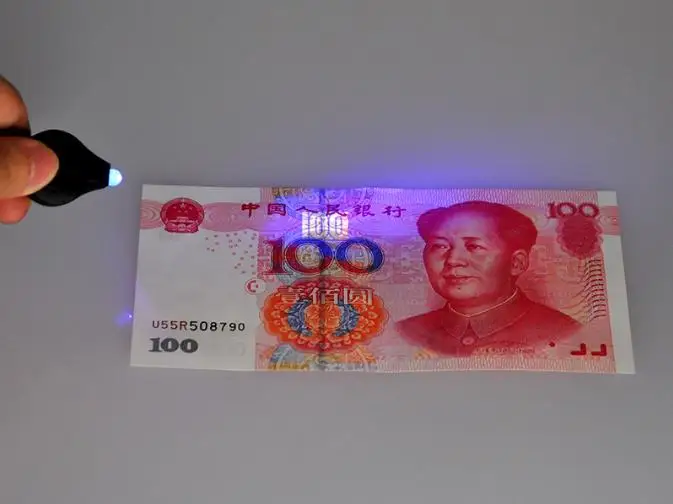 Бесплатная доставка 400 шт./лот цветной микро светильник светодиодный брелок УФ