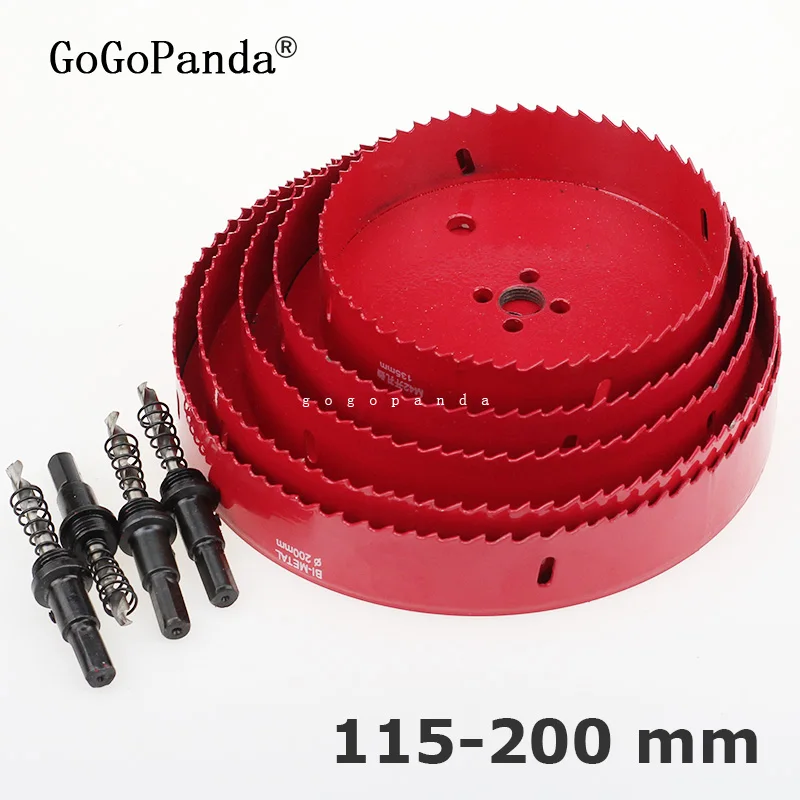 GOGOPANDA Бесплатная доставка 16 200 мм двухметаллические Кольцевые пилы для дерева