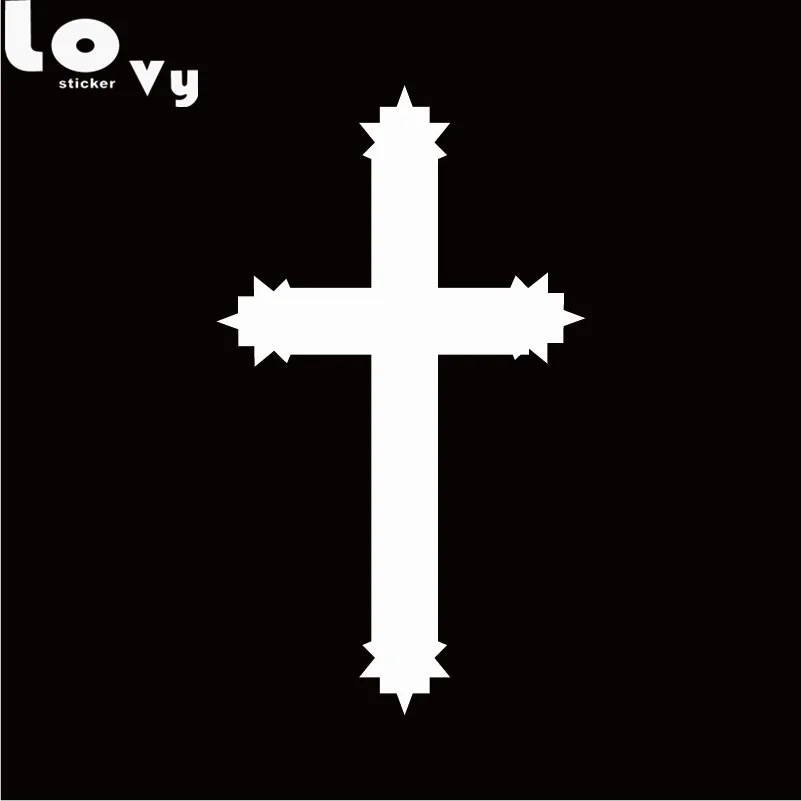 2 шт. наклейка с изображением Креста Иисуса Религиозная Христианская виниловая