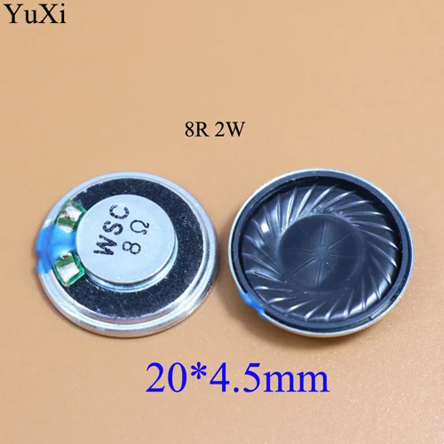 20mm Юйси 8 Ом 2 Вт 1 Вт 8R 1/2 Вт 20 мм 22 мм 23 мм 26 мм 28 мм 32 мм 36 мм 40 мм диаметр громкий динамик - Цвет: 20mm