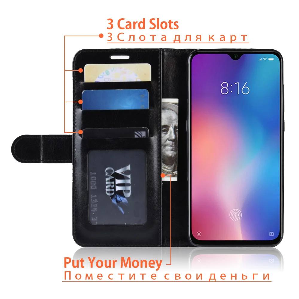 JONSNOW кожаный чехол-кошелек для Xiao mi Red mi Note 7 Note 6 Pro mi 9 mi 8 Lite mi A2 Lite чехол s для Red mi 7 6A F1 Note 5 Pro