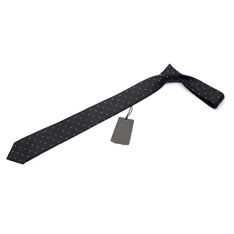 

New Men Tie Formal Business Vestidos Wedding Classic Polka Dot 6cm Fashion Casual Shirt Dress Accessories Ties For Men Gift Box