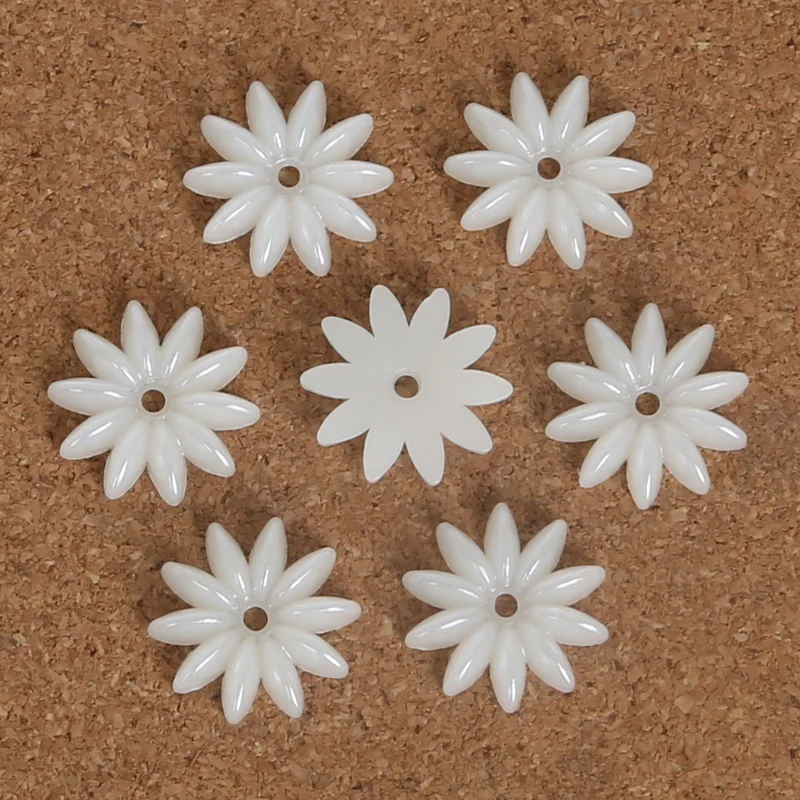 Бусины Жемчужные из АБС-пластика имитация цвета слоновой кости 50-100 шт. |