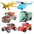 Новинка, игрушечный автомобиль Disney Pixar седан 3, модель McQueen в масштабе 1:55 из литого металлического сплава, игрушечная машинка для 2 мальчиков на день рождения