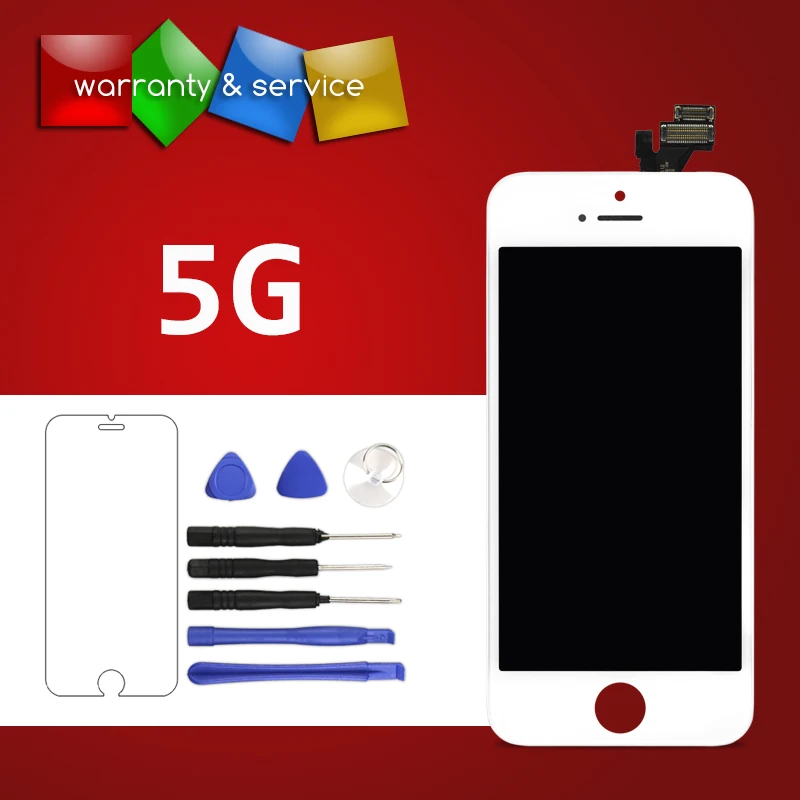 Качество AAA для iPhone 5 5G 5S 5C ЖК дисплей с сенсорным экраном + дигитайзер в сборе