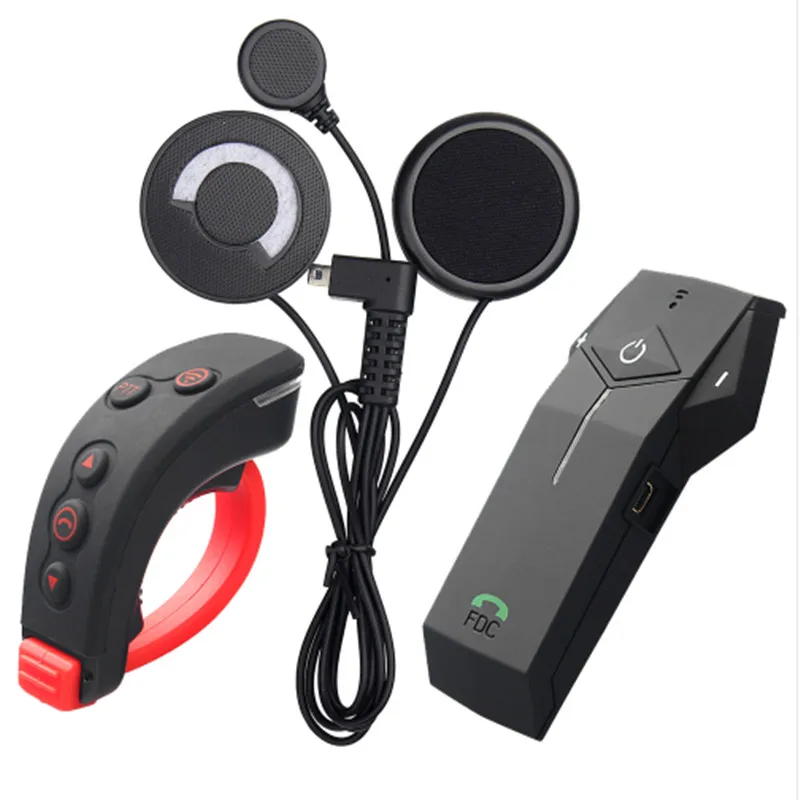 Новинка 1000 м BT мотоциклетный шлем Bluetooth домофон гарнитура Intercomunicador с функцией NFC FM