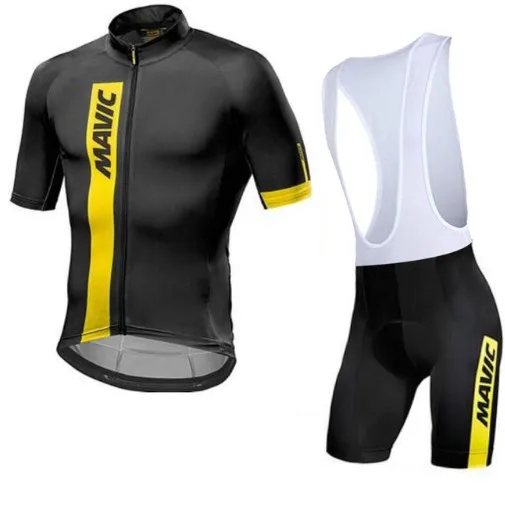 2018 MAVIC Pro Team Мужская майка с коротким рукавом для велоспорта 19D нагрудники