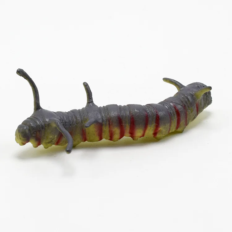 2018 Новый 12 шт./лот Роман творчества 7 см Моделирование caterpillar пластиковые