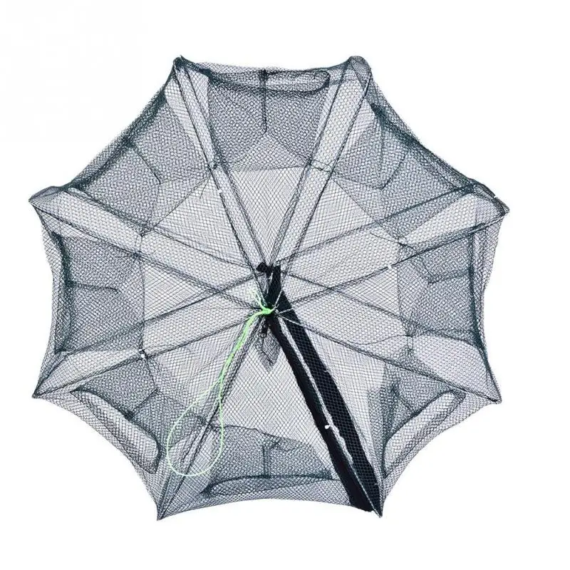 Складная рыболовная сеть портативная Автоматическая ловушка для рыбалки с 8/16