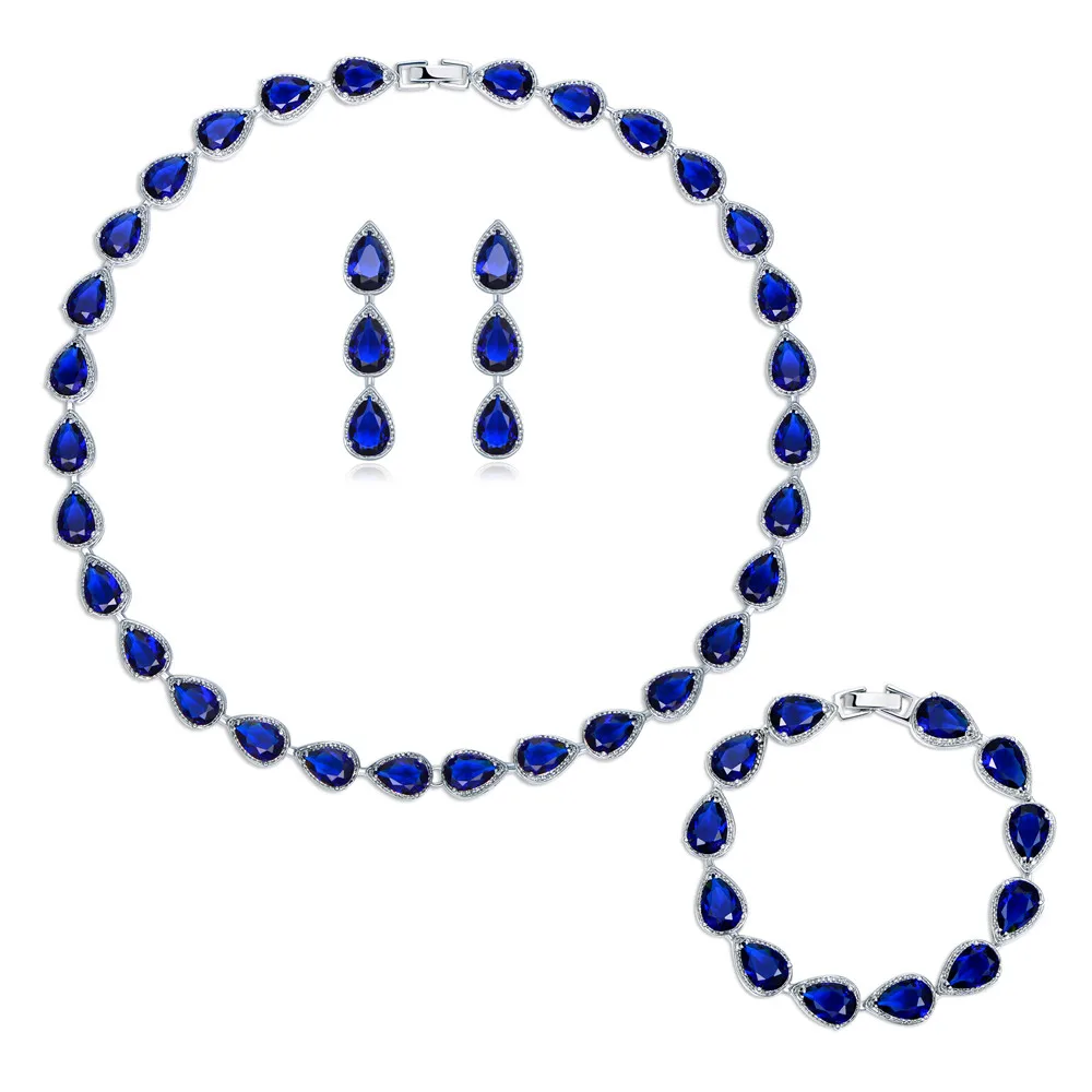 MOLIAM роскошный бренд ювелирное изделие ожерелье наборы свадебные циркониевые