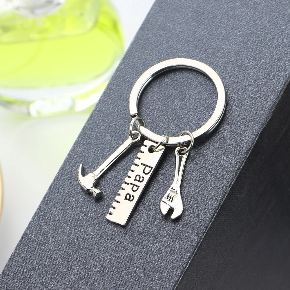 Папа Rular брелок Модные Ювелирные изделия Подарки для отца молоток гаечный ключ