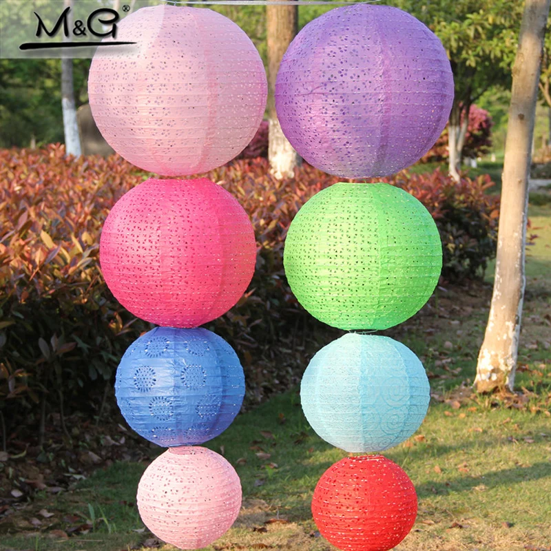 1 шт. Разноцветные бумажные фонари 20 40 см|craft supplies|diy craft suppliespaper lantern |