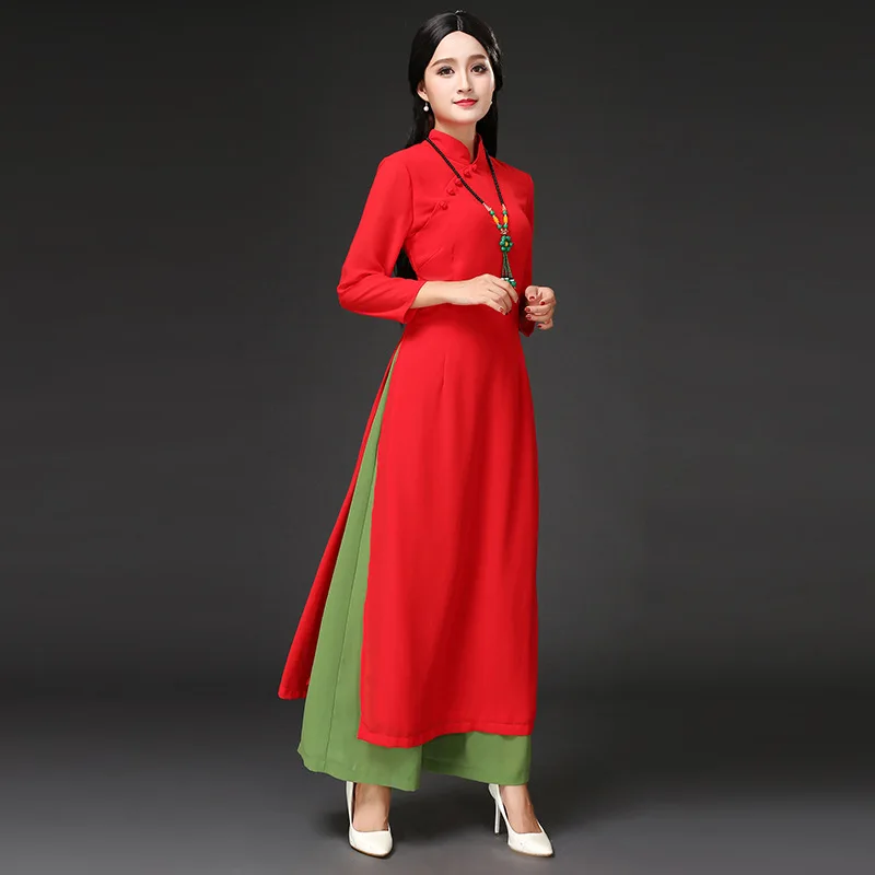 Новое поступление года. Стильное женское платье AoDai