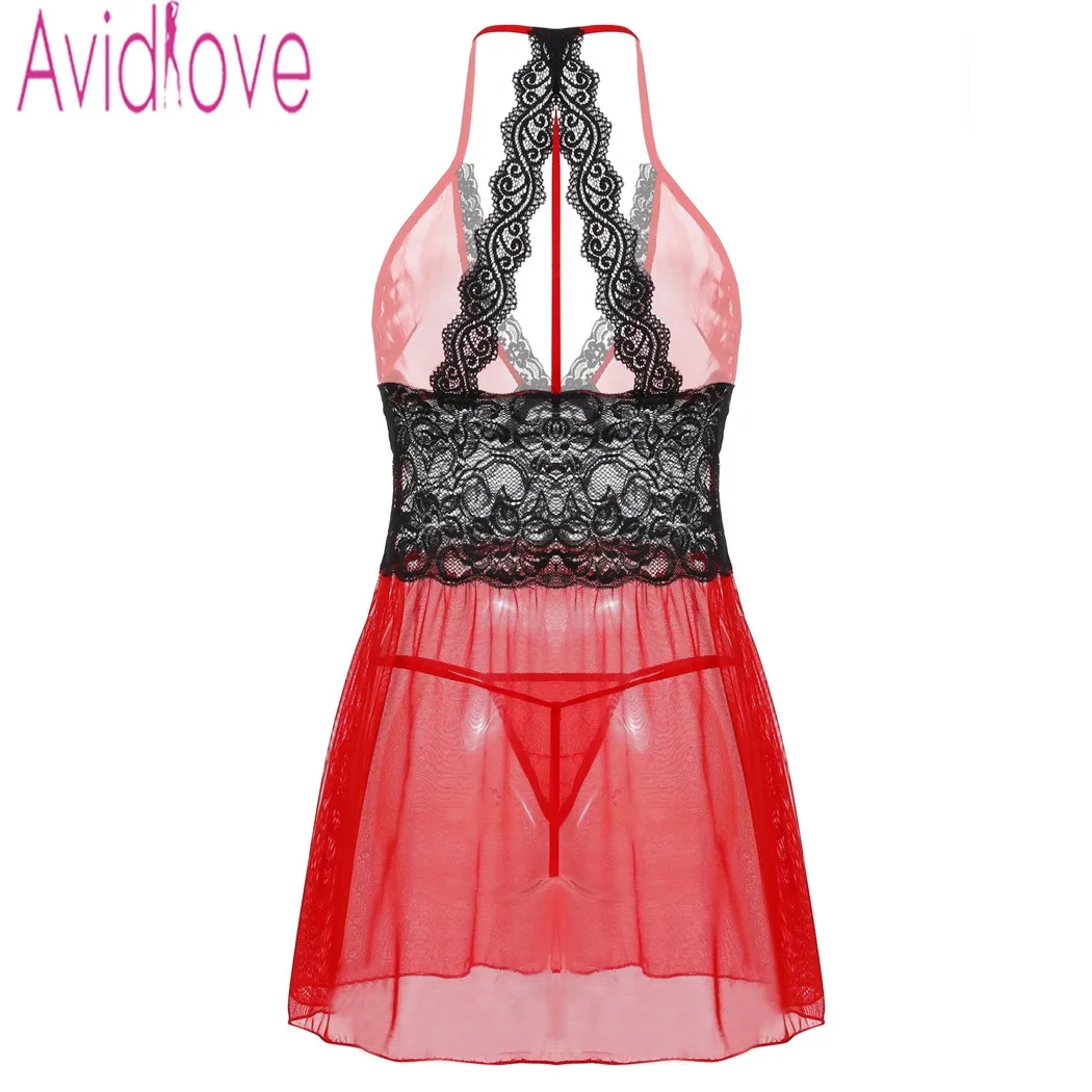 Avidlove женское сексуальное тонкое нижнее белье на бретельках с v образным вырезом