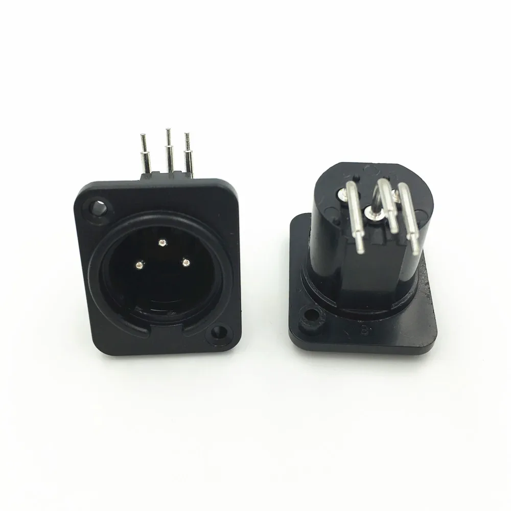 8 шт. угол 3 шпильки панель крепление гнездо Pin XLR аудио кабель Разъем MIC штекер |