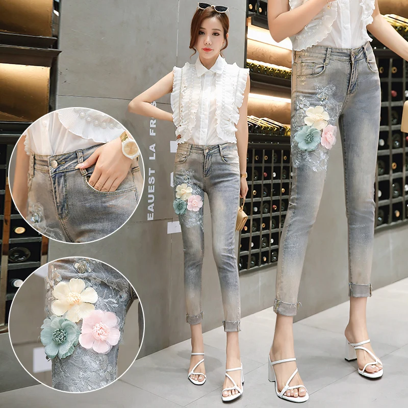 Женские джинсы бойфренды большие размеры рваные для женщин модные джинсовые
