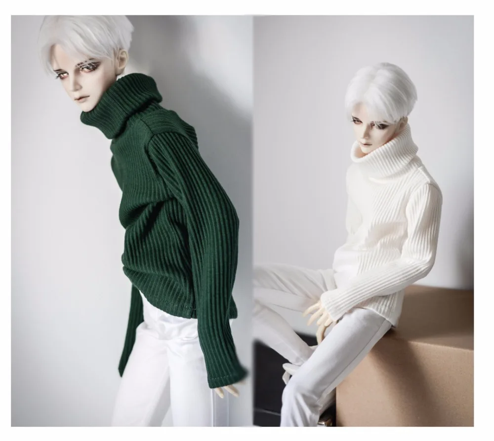 Повседневный теплый свитер-водолазка для BJD 1/4 MSD 1/3 SD13 SD17 аксессуары для одежды CMB112